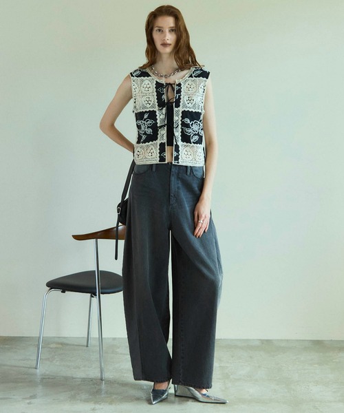 Curve Denim Pants/カーブデニムパンツ【MAISON SPECIAL/メゾン