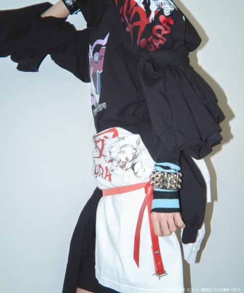 FLAGSTUFF GARA グラフィック NARUTO 我愛羅 長袖カットソー F-LAGSTUF