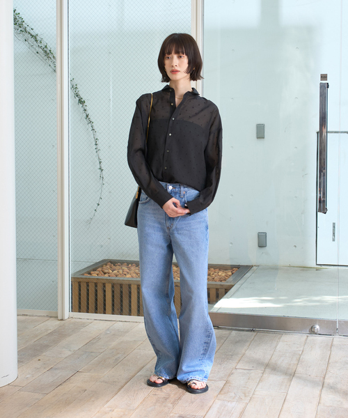 AGOLDE（エーゴールドイー）の「【AGOLDE/エーゴールドイー】LOW CURVE JEAN IN FAIRWAY ローカーブデニム（デニムパンツ・レディース・ブルー・24/25/26/27）」の15枚目の写真