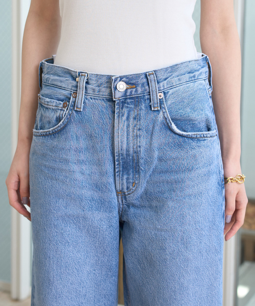 AGOLDE（エーゴールドイー）の「【AGOLDE/エーゴールドイー】LOW CURVE JEAN IN FAIRWAY ローカーブデニム（デニムパンツ・レディース・ブルー・24/25/26/27）」の20枚目の写真