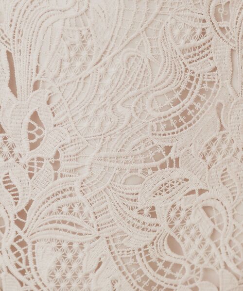 index（インデックス）の「《XS-LLサイズ》フラワーレースタイトスカート【洗濯機洗い可】（スカート・レディース・チャコールグレー/ライトブルー/サンドベージュ/チャコール・40/38/42/36/34）」の10枚目の写真