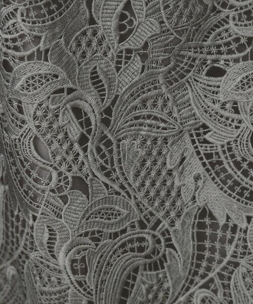 index（インデックス）の「《XS-LLサイズ》フラワーレースタイトスカート【洗濯機洗い可】（スカート・レディース・チャコールグレー/ライトブルー/サンドベージュ/チャコール・40/38/42/36/34）」の22枚目の写真