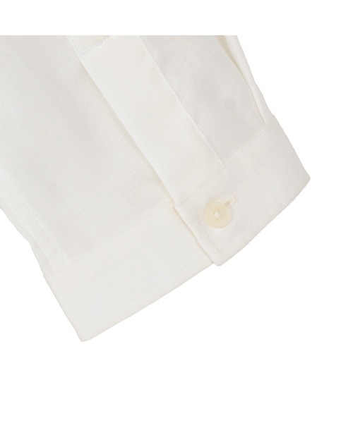 TOKYO SHIRTS（トウキョウシャツ）の「【Pitta Re:)】 レディースカジュアルシャツ Wガーゼ 七分袖 綿100%（シャツ/ブラウス・レディース・オフホワイト・LL/S/M/L）」の4枚目の写真