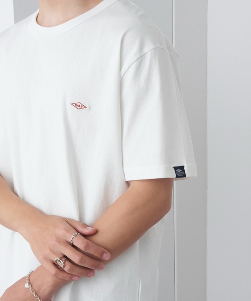 BALL(ボール)の「ワンポイントがかわいい!何枚あっても困らない!お揃いルックにもぴったりな一枚【BALL】ブランドロゴワンポイントワッペンTシャツ(Tシャツ/カットソー・レディース・ネイビー/ホワイト/グレー/ブラック・M/L/LL)」の14枚目の写真