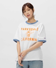 BARNS スラブ リンガープリントTシャツ ＊髭もじゃおじさん