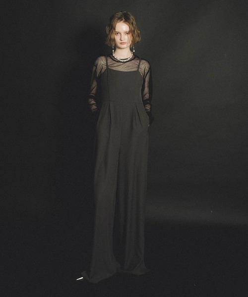 Manish vest setup et.UNIVER パンツドレス　お呼ばれ Manish vest setup（パンツドレス）｜et.UNiVER（エトユニベール