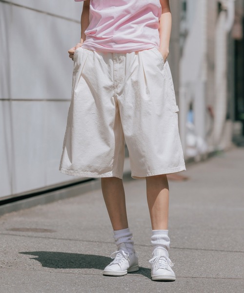 ★LEE★ ペインター ショートデニムパンツ 古着–LEE デニム ペインター ショーツ – 【古着通販】Gleeful