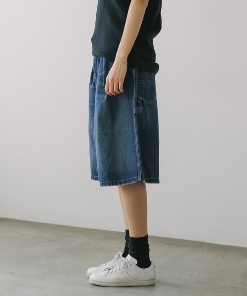 Lee(リー)の「Lee/リー BAGGY PAINTER SHORTS ショーツ(デニムパンツ・メンズ・ブラック/ナチュラル/インディゴブルー・M/L/S)」の22枚目の写真