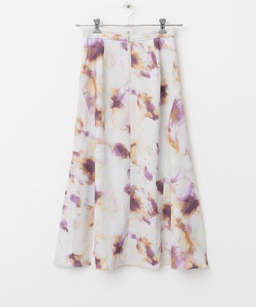 URBAN RESEARCH ROSSO WOMEN（アーバンリサーチ　ロッソ）の「前後2WAYマーブルプリントフレアスカート（スカート・レディース・ブルー/ピンク・38/36）」の8枚目の写真
