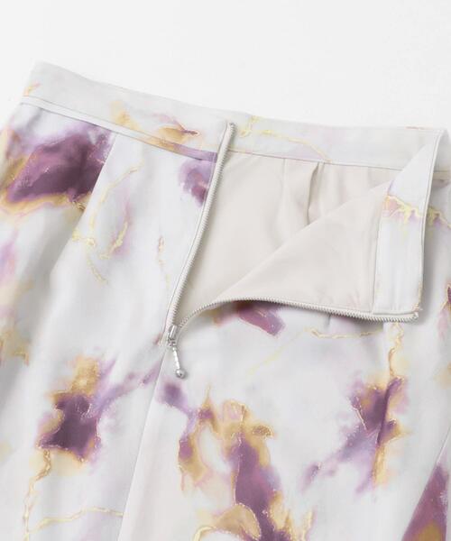 URBAN RESEARCH ROSSO WOMEN（アーバンリサーチ　ロッソ）の「前後2WAYマーブルプリントフレアスカート（スカート・レディース・ブルー/ピンク・38/36）」の9枚目の写真
