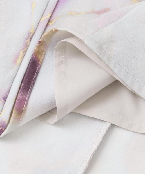 URBAN RESEARCH ROSSO WOMEN（アーバンリサーチ　ロッソ）の「前後2WAYマーブルプリントフレアスカート（スカート・レディース・ブルー/ピンク・38/36）」の11枚目の写真