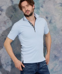 HIDEAWAYS NICOLE（ハイダウェイニコル）の「【WEB限定】ランダムテレコショートレギュラーカラーポロシャツ（ポロシャツ）」