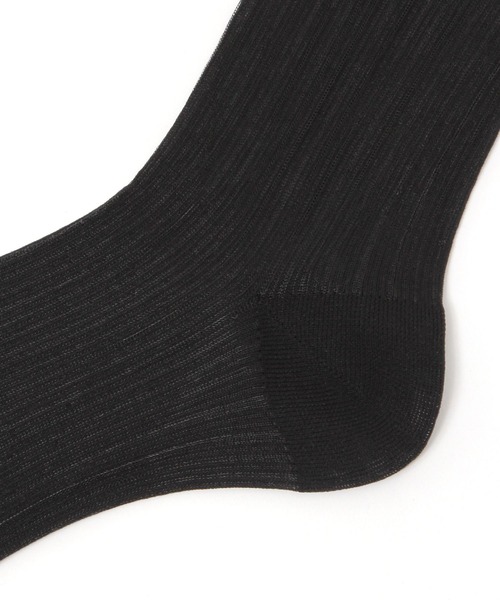 GLOBAL WORK（グローバルワーク）の「抗菌防臭クレープシアーソックス/325545（ソックス/靴下・レディース・パープル/ブラック/ミント/アイボリー/ベージュ・FREE）」の7枚目の写真