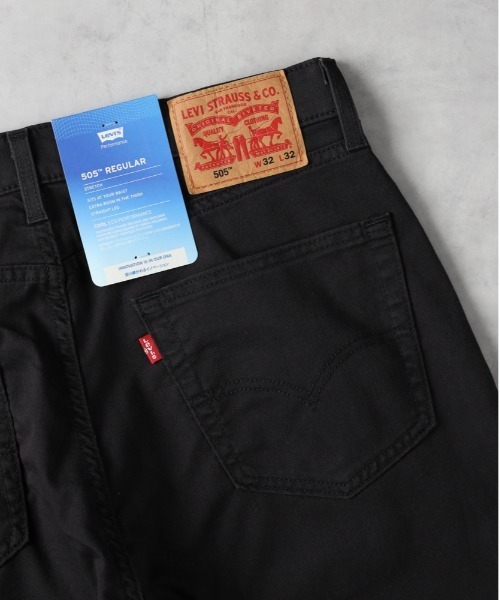 Levi's（リーバイス）の「Levi's(リーバイス)「COOL」「505」レギュラーストレート（その他パンツ・メンズ・ブラック・32inch/29inch/30inch/31inch/33inch/34inch/36inch/28inch）」の4枚目の写真