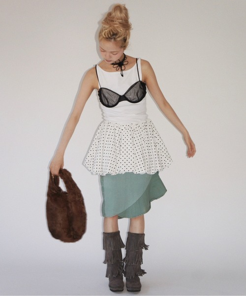 musubore バルーンペプラムタンク musubore（ムスボレ）の「【 select 】balloon pepulum tank
