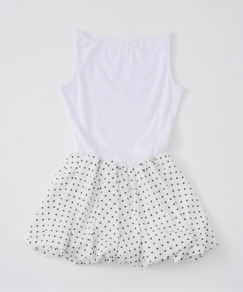 musubore(ムスボレ)の「boat neck peplum tank tops / ボートネックペプラムタンク(タンクトップ・レディース・ブラック/ホワイト・FREE)」の19枚目の写真