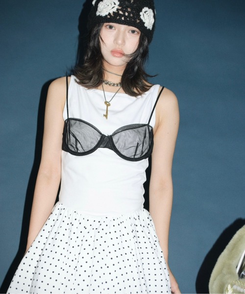 musubore バルーンペプラムタンク musubore（ムスボレ）の「【 select 】balloon pepulum tank