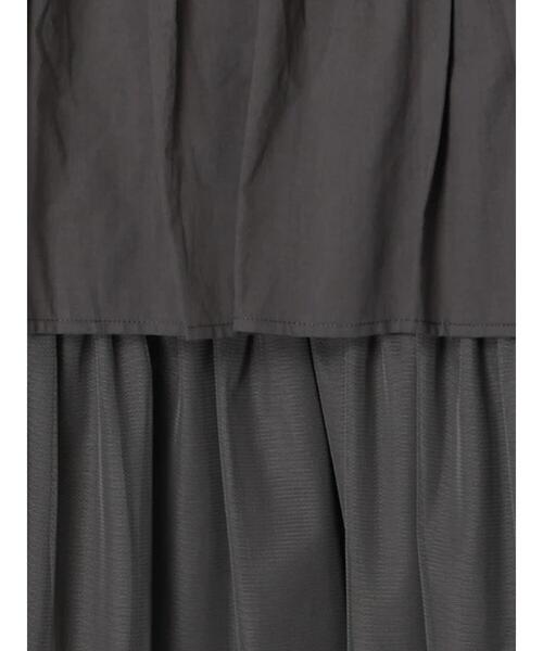 Te chichi TERRASSE（テチチテラス）の「チュールティアードスカート《2025summer catalog item》（スカート・レディース・チャコールグレー/オフホワイト・F）」の17枚目の写真