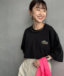 [LACOSTE/ラコステ] ワニロゴワッペン クルーネックＴシャツ