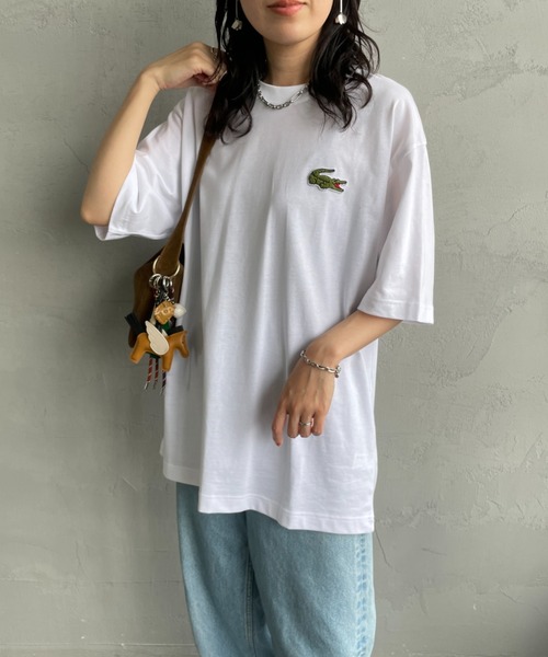 Lacoste☆ラコステ スタジャン ワンポイント ワッペンロゴ L 青/白 2025年最新】LACOSTE メンズ スタジャンの人気アイテム - メルカリ