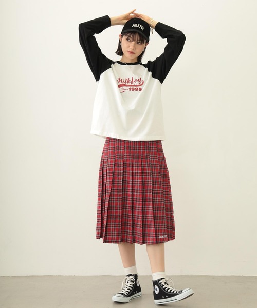 MILKFED.（ミルクフェド）の「LOGO CORDUROY CAP（キャップ・レディース・ブラック/ライトブルー/ピンク・ONE SIZE）」の6枚目の写真