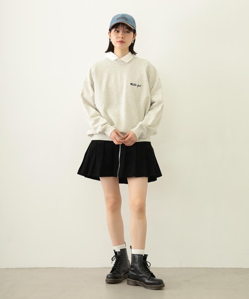 MILKFED.（ミルクフェド）の「LOGO CORDUROY CAP（キャップ・レディース・ブラック/ライトブルー/ピンク・ONE SIZE）」の13枚目の写真