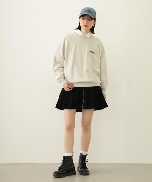 MILKFED.（ミルクフェド）の「LOGO CORDUROY CAP（キャップ・レディース・ブラック/ライトブルー/ピンク・ONE SIZE）」の14枚目の写真