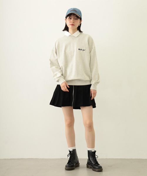 MILKFED.（ミルクフェド）の「LOGO CORDUROY CAP（キャップ・レディース・ブラック/ライトブルー/ピンク・ONE SIZE）」の15枚目の写真