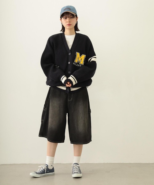 MILKFED.（ミルクフェド）の「LOGO CORDUROY CAP（キャップ・レディース・ブラック/ライトブルー/ピンク・ONE SIZE）」の17枚目の写真