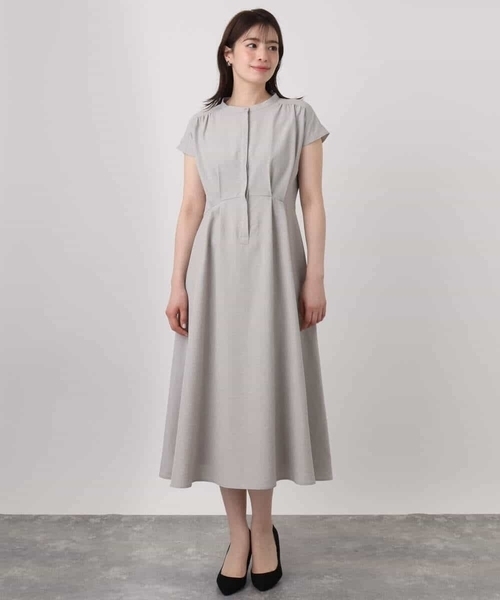 セール】ウエストタックワンピース/洗える/WEB限定（ワンピース