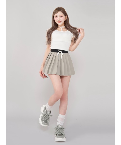 Darich（ダーリッチ）の「バイカラーデザインスニーカー（スニーカー・レディース・ホワイト/ピンク/グレー・M/XS/S/L/XL）」の18枚目の写真