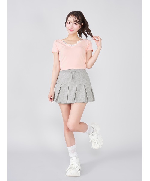 Darich（ダーリッチ）の「バイカラーデザインスニーカー（スニーカー・レディース・ホワイト/ピンク/グレー・M/XS/S/L/XL）」の8枚目の写真
