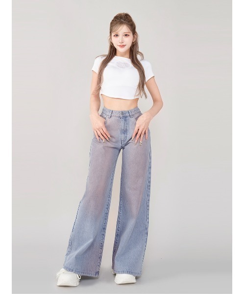 Darich（ダーリッチ）の「バイカラーデザインスニーカー（スニーカー・レディース・ホワイト/ピンク/グレー・M/XS/S/L/XL）」の12枚目の写真