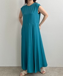 Palm Riche（ポームリシュ）の「ウエスト切り替えカラーワンピース（ワンピース）」