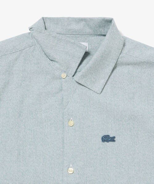 LACOSTE(ラコステ)の「グラデーション コットンオックスフォード オープンカラーシャツ(シャツ/ブラウス・メンズ・グレイッシュブルー/ブラウン/ダークブルー・38/39/40/41)」の22枚目の写真
