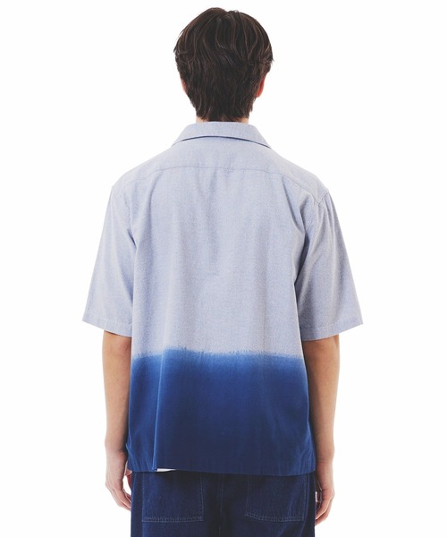 LACOSTE(ラコステ)の「グラデーション コットンオックスフォード オープンカラーシャツ(シャツ/ブラウス・メンズ・グレイッシュブルー/ブラウン/ダークブルー・38/39/40/41)」の15枚目の写真