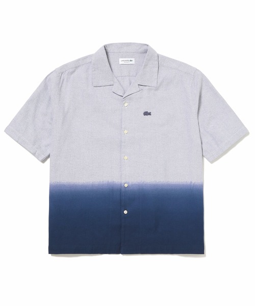 LACOSTE(ラコステ)の「グラデーション コットンオックスフォード オープンカラーシャツ(シャツ/ブラウス・メンズ・グレイッシュブルー/ブラウン/ダークブルー・38/39/40/41)」の17枚目の写真