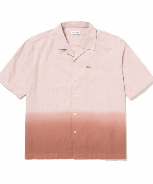 LACOSTE(ラコステ)の「グラデーション コットンオックスフォード オープンカラーシャツ(シャツ/ブラウス・メンズ・グレイッシュブルー/ブラウン/ダークブルー・38/39/40/41)」の12枚目の写真