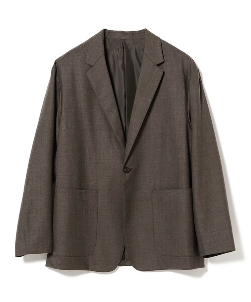 B:MING by BEAMS(ビーミングバイビームス)の「SIMPLE YET / ツイル ライトミルド 1ボタン ジャケット(テーラードジャケット・メンズ・ブラウン・S/M/L/XL)」の6枚目の写真