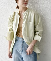 SHIPS - 66 SHIPS シップス ブラウス シャツ トップス 緑 グリーン 長袖 SHIPS - 66 SHIPS シップス ブラウス シャツ トップス 緑