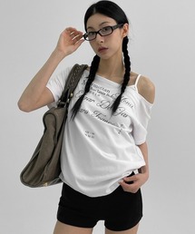 BLACKUP　エアスウェットオフショルダー長袖Tシャツ フリーサイズ BLACKUP tシャツ 「B-BASIC」 エアスウェットオフショルダー長袖