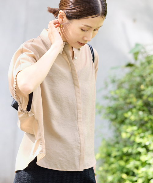 IENA リネン混 襟付きブラウス//未使用タグ付き - メルカリ