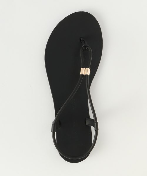 NICOLAS LAINAS(ニコラスライナス)の「NICOLAS LAINAS/ニコラスライナス TUBEトング(サンダル・レディース・ブラック/ゴールド・22.5cm/23cm/23.5cm/24cm)」の16枚目の写真