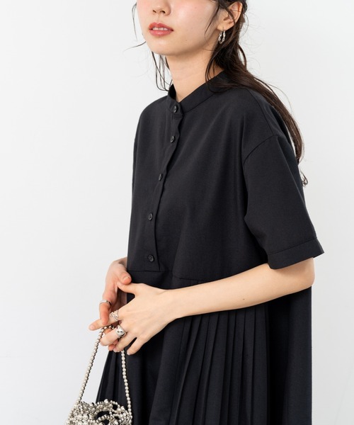 refinedworks(リファインドワークス)の「【refinedworks】人気の セミ オケージョン ワンピース! 季節の変わり目にピッタリ!(ワンピース・レディース・ブラック/カーキ・FREE)」の13枚目の写真