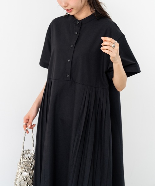 refinedworks(リファインドワークス)の「【refinedworks】人気の セミ オケージョン ワンピース! 季節の変わり目にピッタリ!(ワンピース・レディース・ブラック/カーキ・FREE)」の14枚目の写真