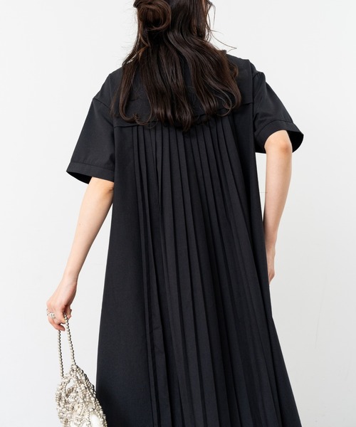 refinedworks(リファインドワークス)の「【refinedworks】人気の セミ オケージョン ワンピース! 季節の変わり目にピッタリ!(ワンピース・レディース・ブラック/カーキ・FREE)」の15枚目の写真