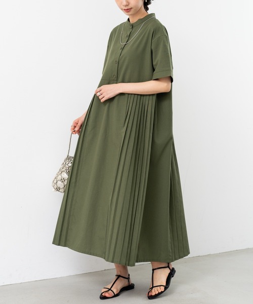 refinedworks(リファインドワークス)の「【refinedworks】人気の セミ オケージョン ワンピース! 季節の変わり目にピッタリ!(ワンピース・レディース・ブラック/カーキ・FREE)」の19枚目の写真