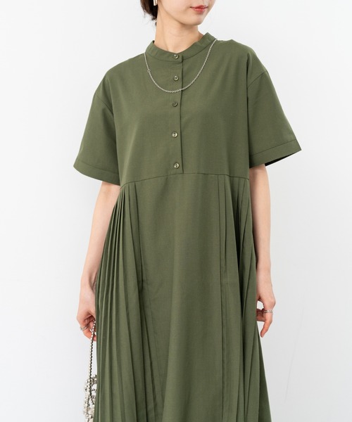 refinedworks(リファインドワークス)の「【refinedworks】人気の セミ オケージョン ワンピース! 季節の変わり目にピッタリ!(ワンピース・レディース・ブラック/カーキ・FREE)」の17枚目の写真