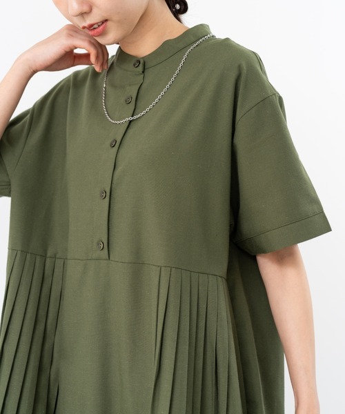 refinedworks(リファインドワークス)の「【refinedworks】人気の セミ オケージョン ワンピース! 季節の変わり目にピッタリ!(ワンピース・レディース・ブラック/カーキ・FREE)」の18枚目の写真