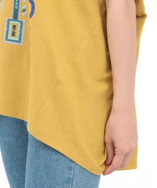 チチカカ（チチカカ）の「スアキ・グランデプリントプルオーバー（Tシャツ/カットソー・レディース・マスタード/ホワイト/ブラック・FREE）」の15枚目の写真